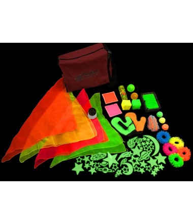 Vidutinio dydžio UV žaisliukų - priemonių rinkinys