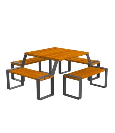 Lauko stalas su suoliulais