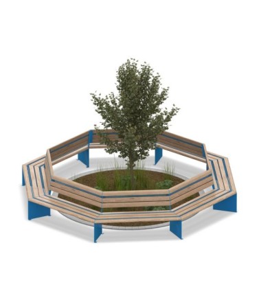 Miesto suoliukas - Ø 4,14 x 0,45/0,86 m