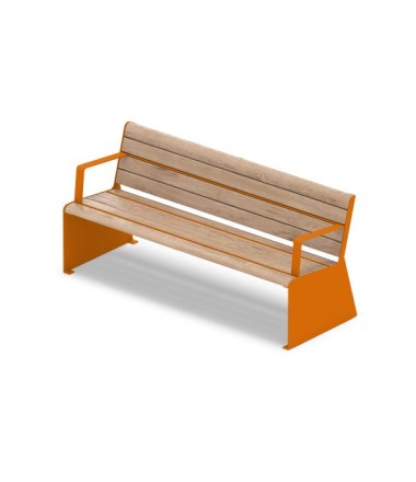 Miesto - parko suoliukas SL - IxPxA 1,80 x 0,66 x 0,45/0,82 m