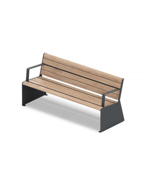 Miesto - parko suoliukas SL - IxPxA 1,80 x 0,66 x 0,45/0,82 m