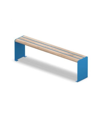 Miesto suoliukas be atlošo - 1,80 x 0,30 x 0,45 m. (galimos įvairios spalvos)