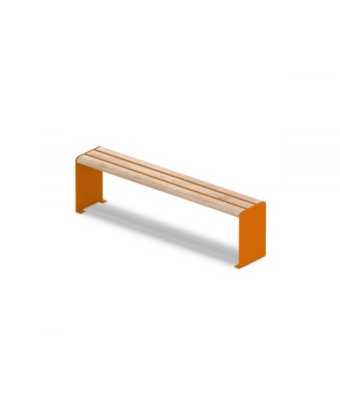 Miesto suoliukas be atlošo - 1,80 x 0,30 x 0,45 m. (galimos įvairios spalvos)