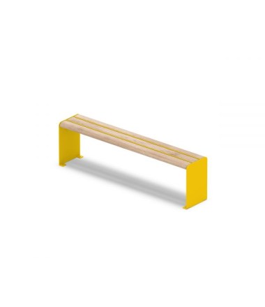 Miesto suoliukas be atlošo - 1,80 x 0,30 x 0,45 m. (galimos įvairios spalvos)