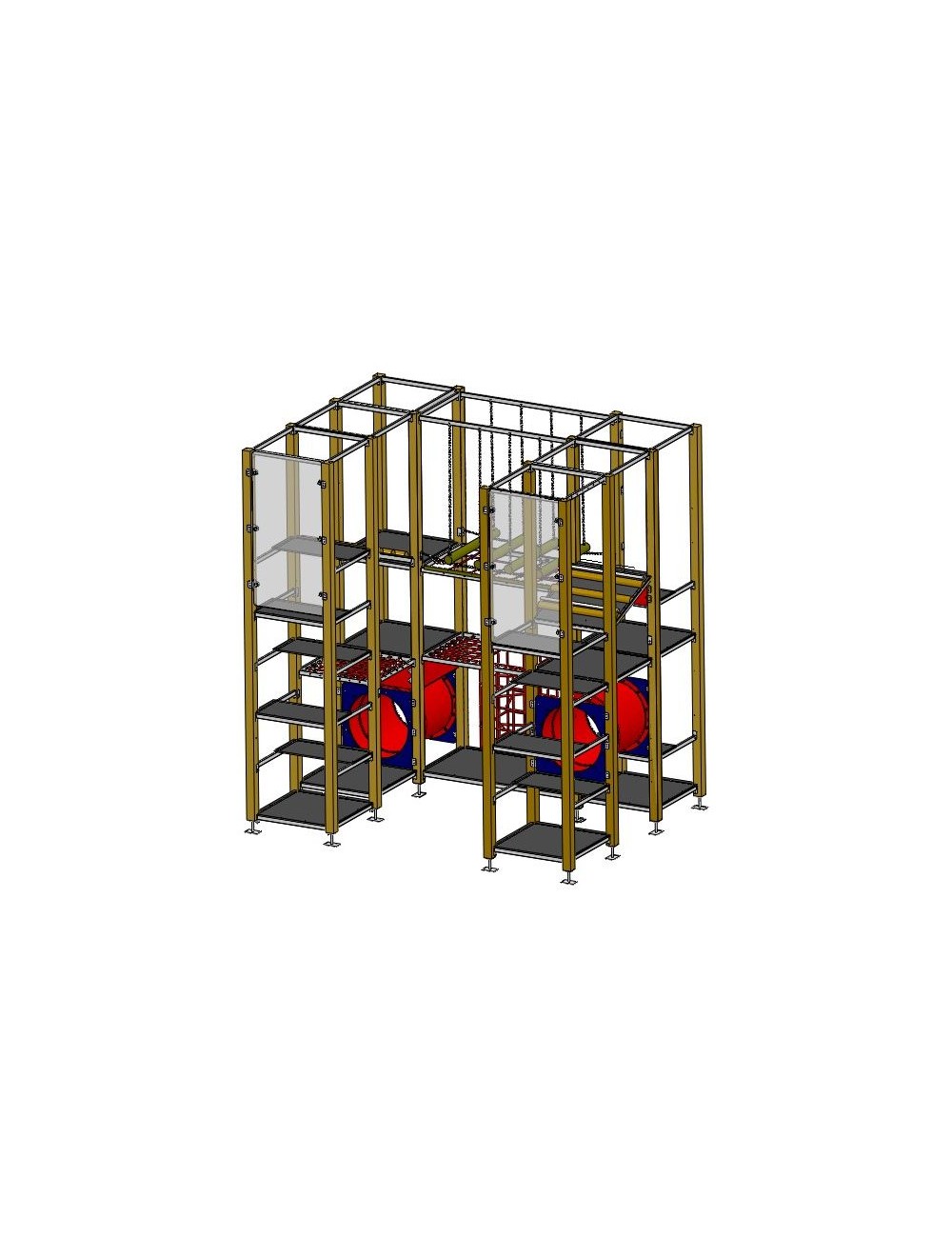 Vertikalaus žaidimų kambario - NEOLINI® 2
