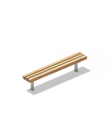 Miesto suoliukas GABI be atlošo - 2,00 m ilgio