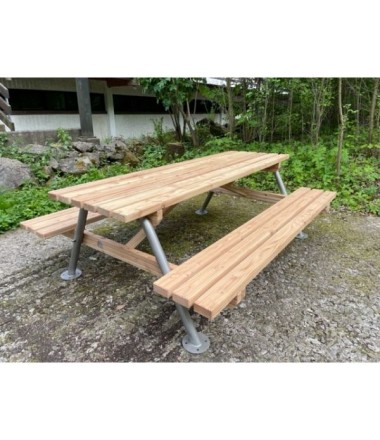 Klasikinis pikniko stalas - HEIDI - skirtas 6 žmonėms