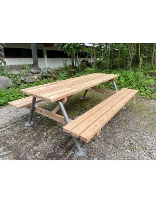 Klasikinis pikniko stalas - HEIDI - skirtas 6 žmonėms