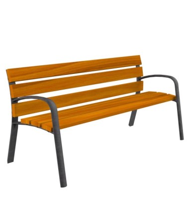 Miesto parko suoliukas