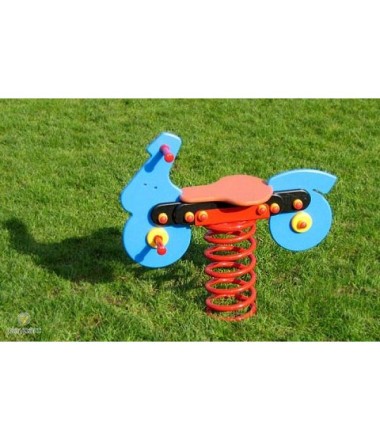 Spyruoklinis įrenginys vaikams "Motociklas"