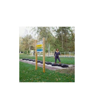 4FCIRCLE Ratų takelis - 10,00 x 2,25 x 0,06 m.