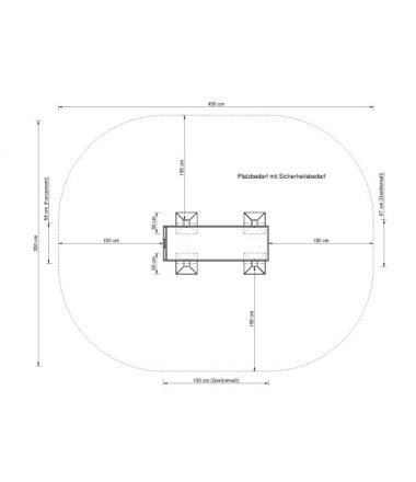 Vandens žaidimų staliukas - 1,50 x 0,67 m.