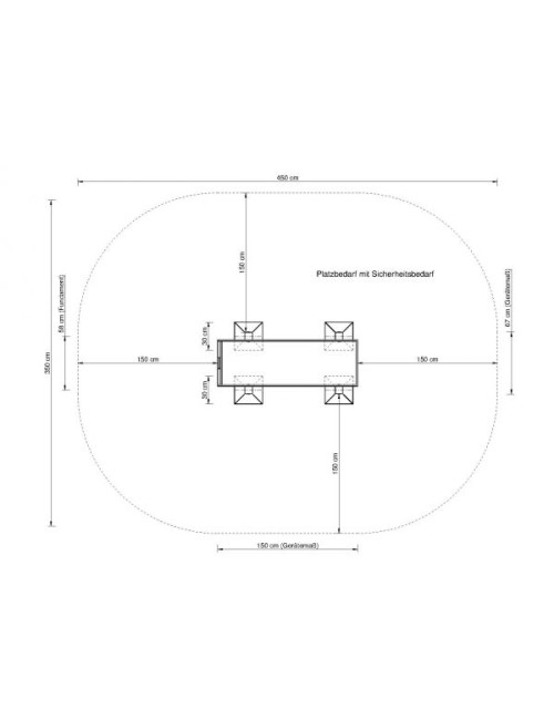 Vandens žaidimų staliukas - 1,50 x 0,67 m.
