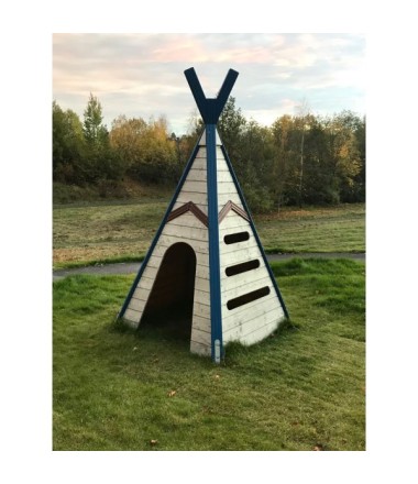 Medinė alpinistinė sienelė ''Tipi Tent''