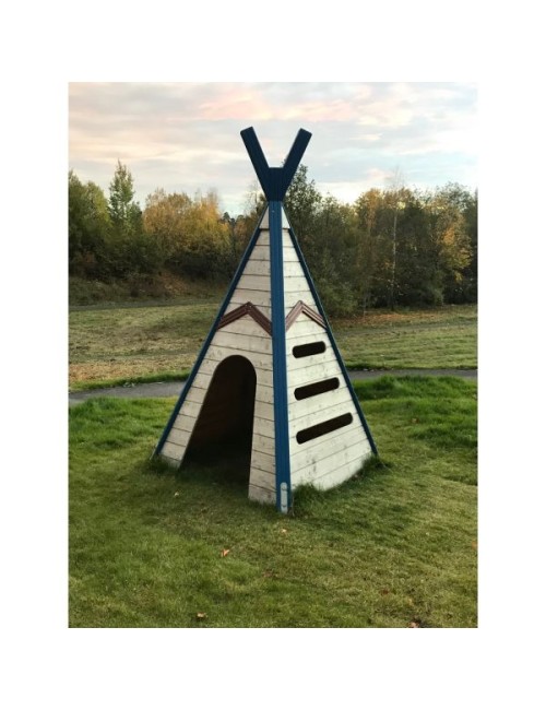 Medinė alpinistinė sienelė ''Tipi Tent''