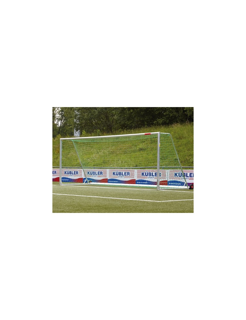 Kubler futbolo vartai su integruotais plieniniais svoriais.