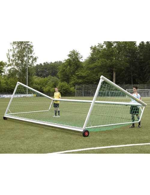 Kubler futbolo vartai su integruotais plieniniais svoriais.