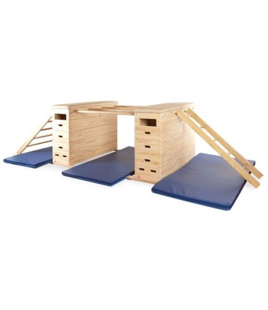 Pastatomas medinis sporto kompleksas ''Maxi Set"