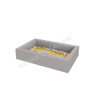 Stačiakampis 3 x 2 m. kamuoliukų baseinas su kamuoliais.