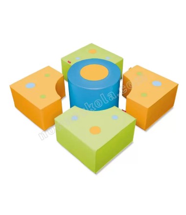 Minkšti kubeliai - Kūrybinės veiklos kampelis