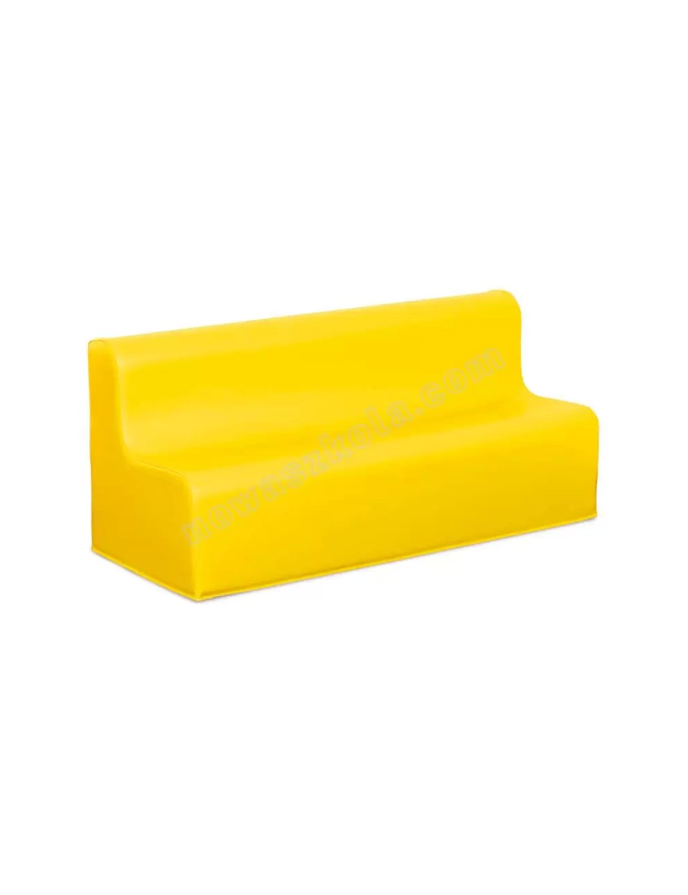 Minkšta sofa 32 cm. Geltona