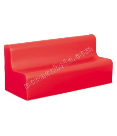 Minkšta sofa 32 cm. Raudona