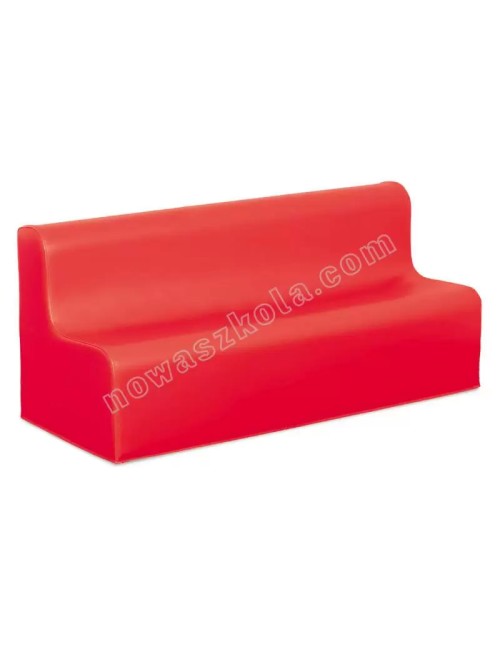 Minkšta sofa 32 cm. Raudona