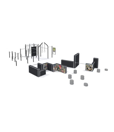 Parkūro rinkinys ''Multi'', skirtas įvairiems pratimams