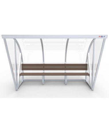 6 žaidėjų suolelis su apsauga nuo lietaus - bench type