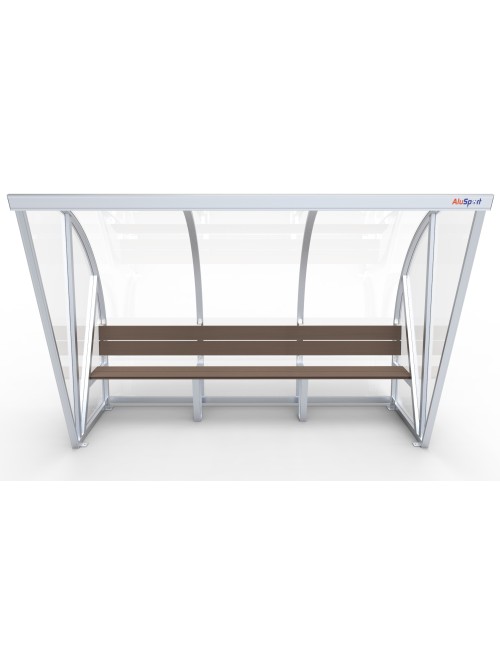 6 žaidėjų suolelis su apsauga nuo lietaus - bench type