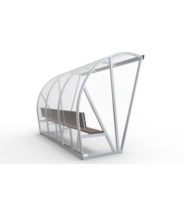 6 žaidėjų suolelis su apsauga nuo lietaus - bench type