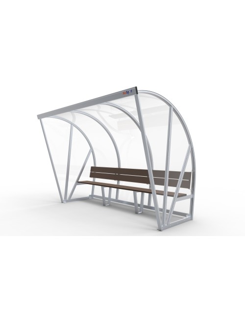 6 žaidėjų suolelis su apsauga nuo lietaus - bench type