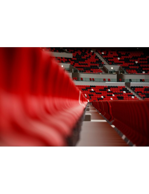Universali kėdė stadionams ir auditorijoms - ABACUS
