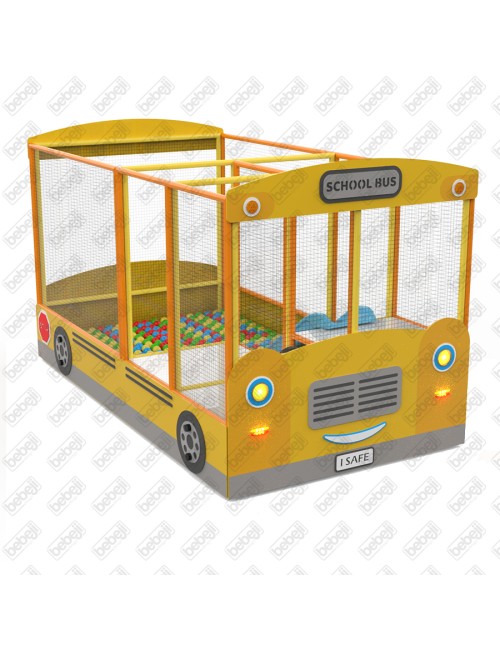 Saugus minkštas žaidimų autobusas S7008