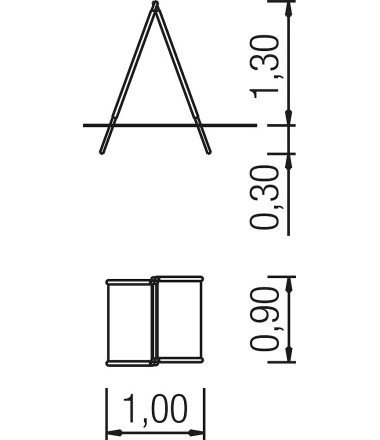 Pinti žaidimų nameliai, piramidės - Weidenpyramidas Indian