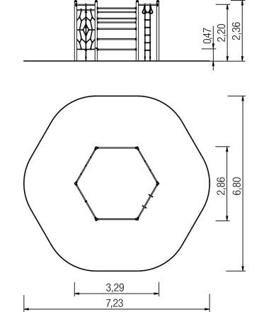 Aktyvus laipiojimo įrenginys ,,Hexagon"