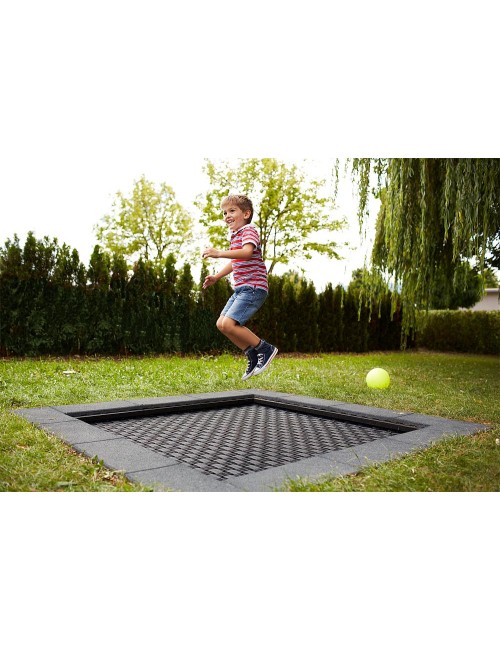 Įleidžiamas batutas „Kids Tramp Playground“ 1,50x1,50 m.