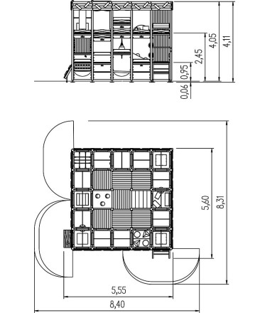Vidaus žaidimų aikštelė  - Midi Unit