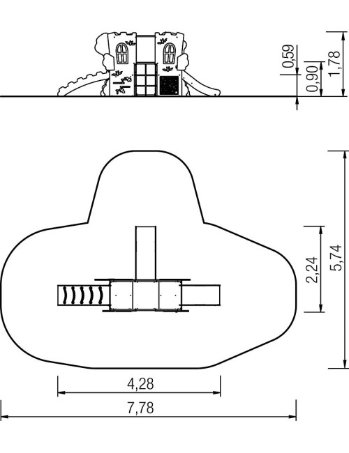 Multifunkcinė žaidimų čiužykla Londonas