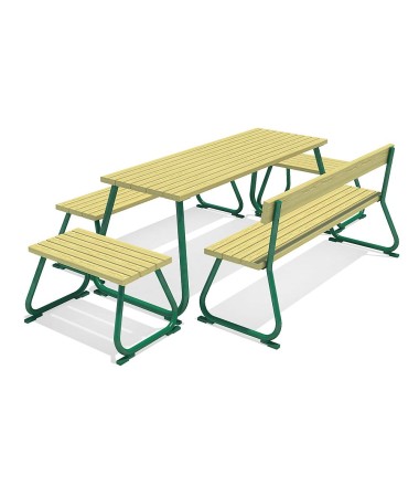 Vaikiškas stalas su suoliukais Sederli