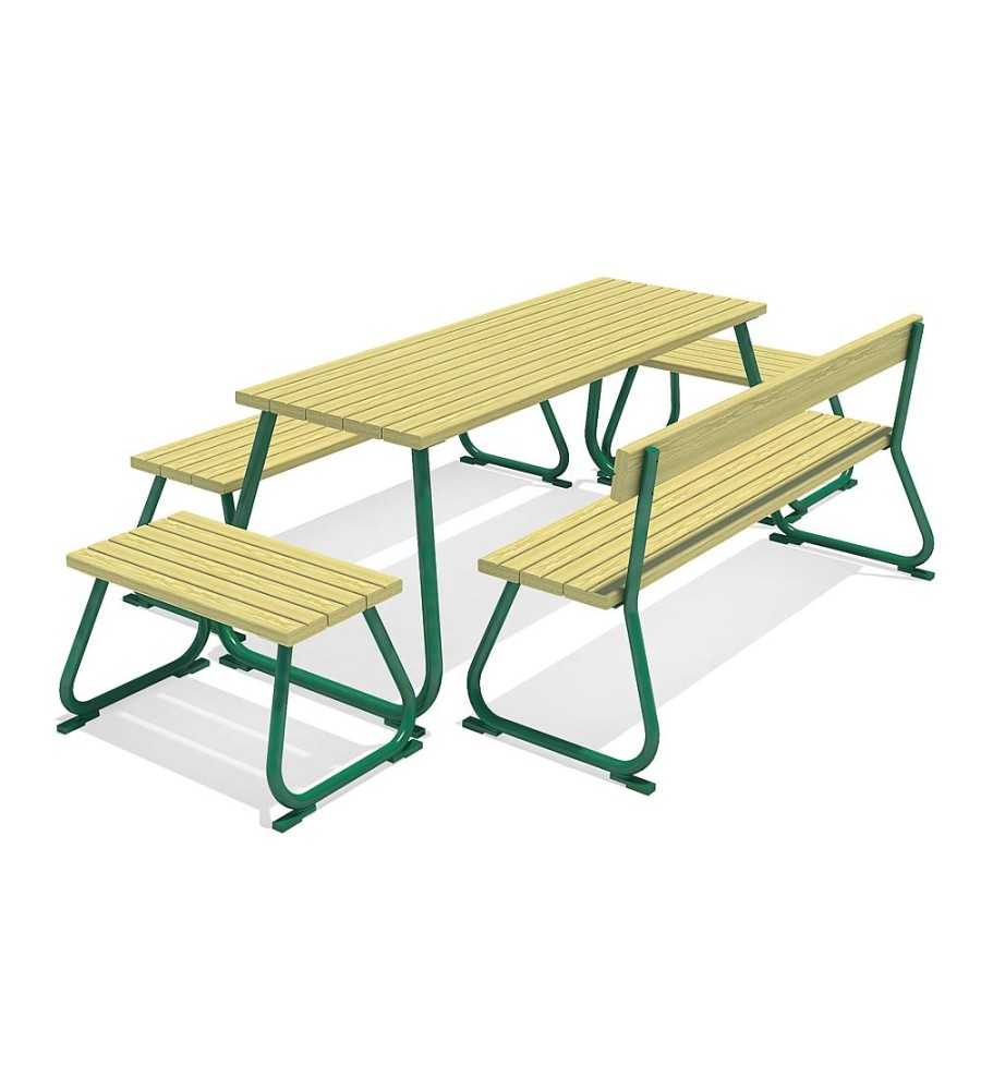 Vaikiškas stalas su suoliukais Sederli