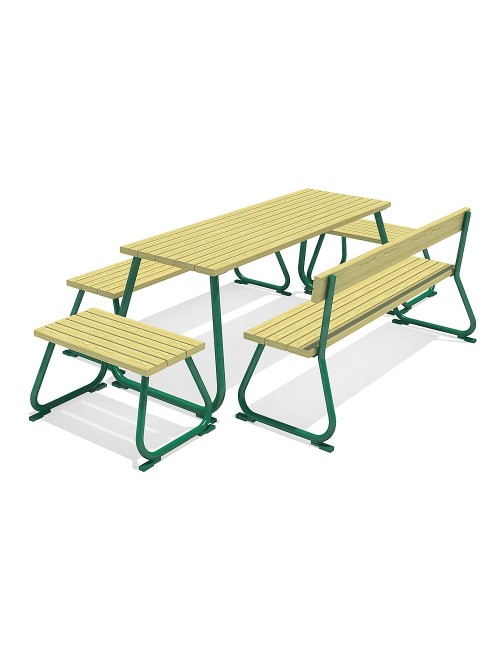 Vaikiškas stalas su suoliukais Sederli