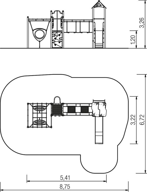 Vaikų žaidimų kompleksas Concord