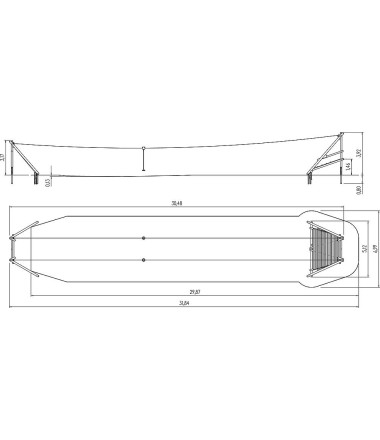 Čiuožimo lynas ZipLine Sierra Duo 30 m