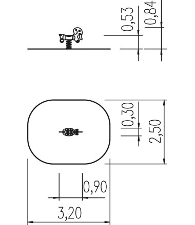 Spyruoklinė sūpynė Dramblys