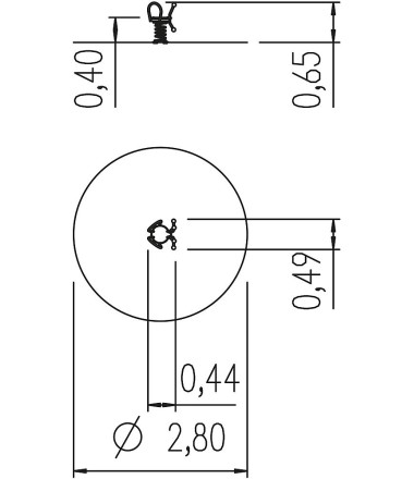 Spyruoklinė sūpynės Vabalėlis