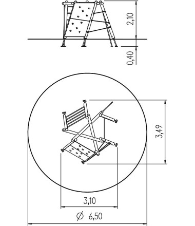 Laipynė - karstynė Šešiakampis 210
