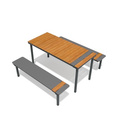 Vaikiškas stalas su suolais Urbaniq Leilani