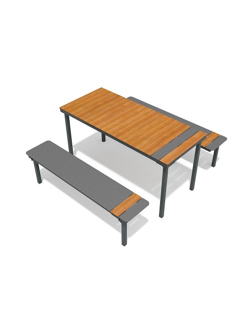 Vaikiškas stalas su suolais Urbaniq Leilani