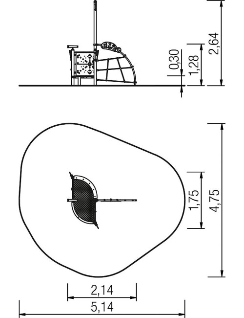 Žaidimų aikštelės konstrukcija Marian